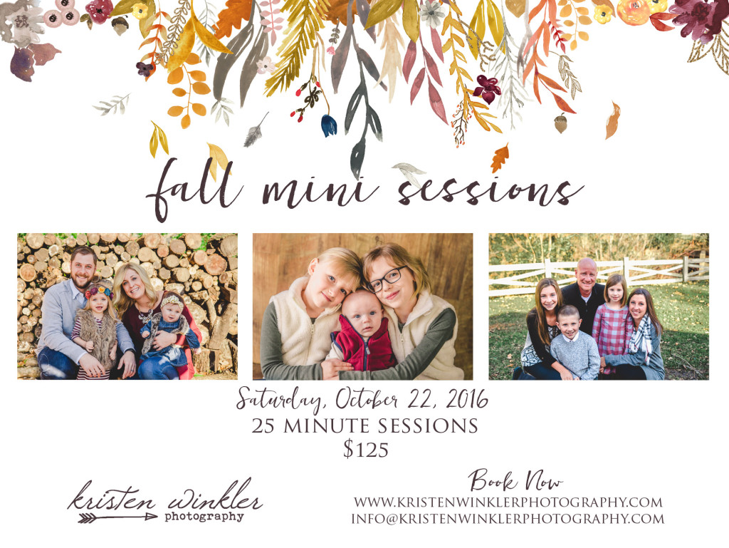 Fall Mini Session 2016